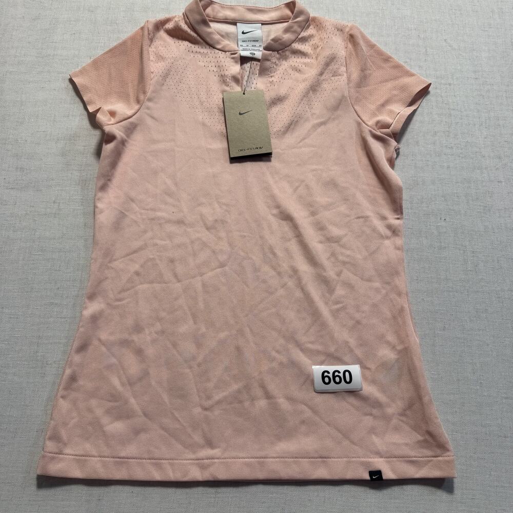 Nike  Dri-FIT ‎ Ace Golf Polo Shirt Women Sz XS Pink Brand New